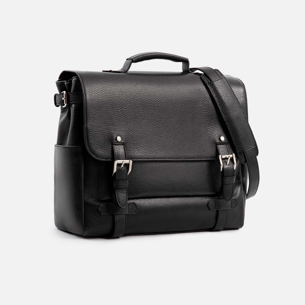 Gaston Messenger Bag Pebbled Men s