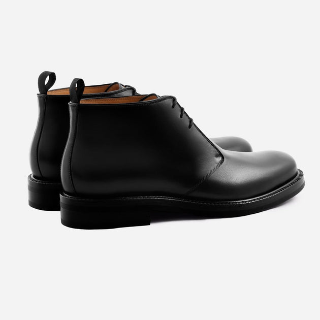 mens dress chukka boots black Laval Chukka Boots