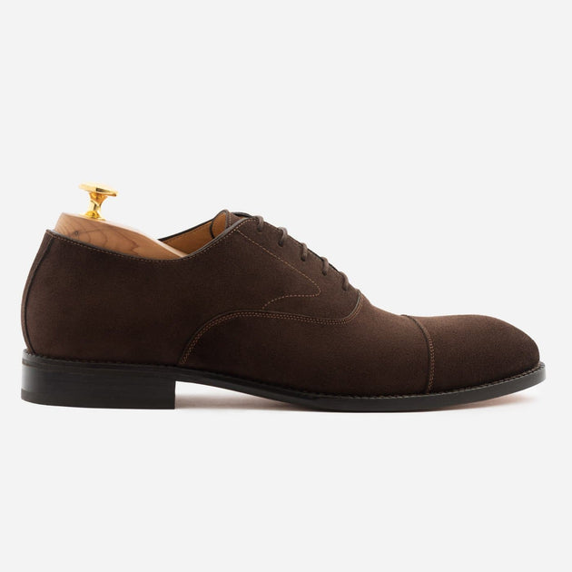 Faux best sale suede oxfords