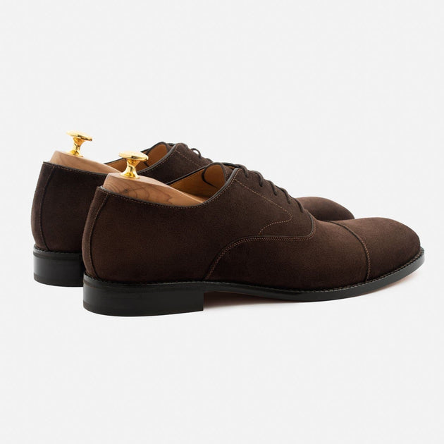 Mens tan suede cheap oxford shoes