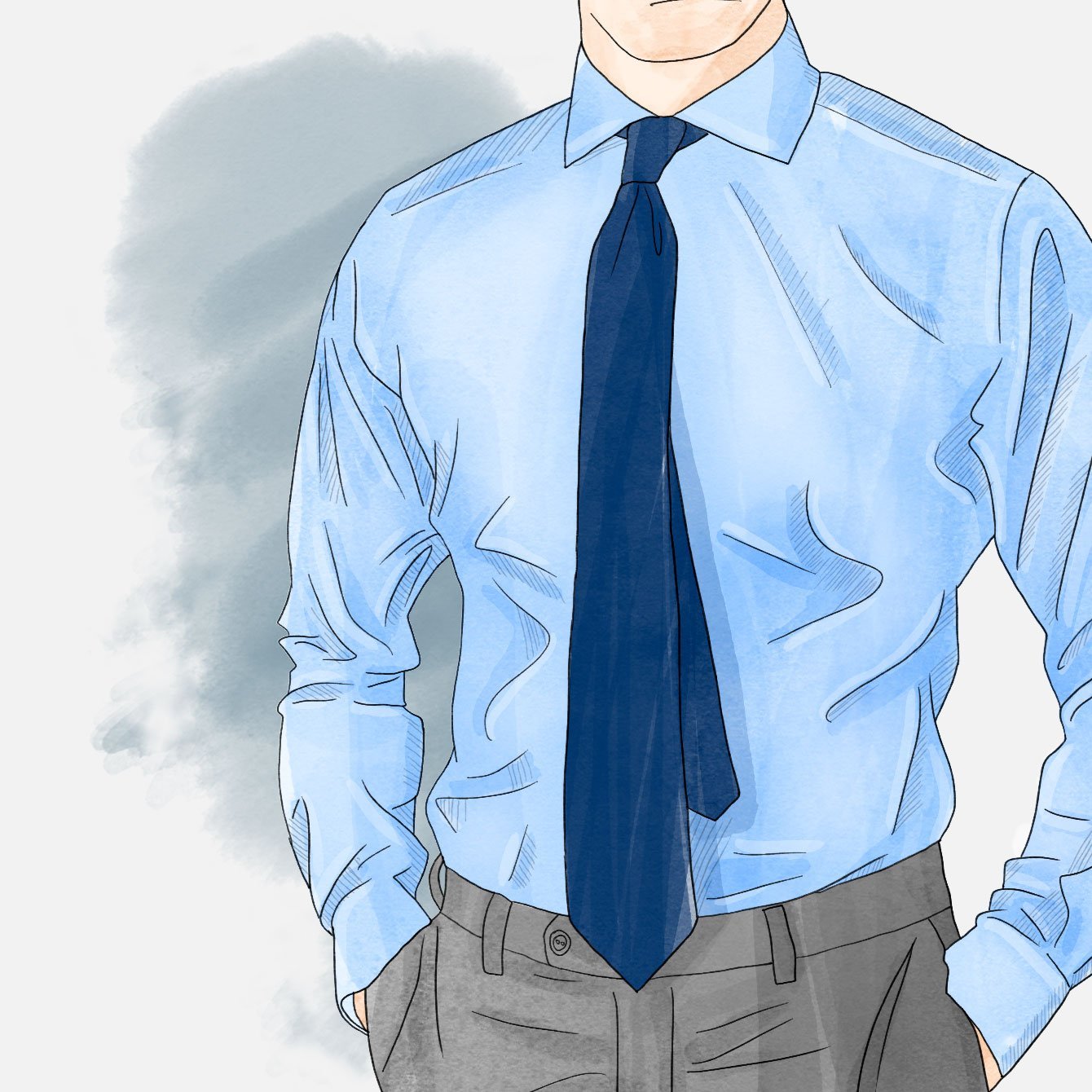 how should a dress shirt fit