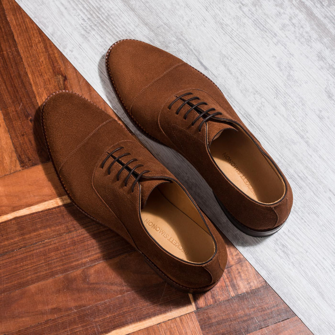 Beckett Simonon Dark Brown Suede Dean Oxfords Shoes Dean Oxfords - Suede - Men main image 3