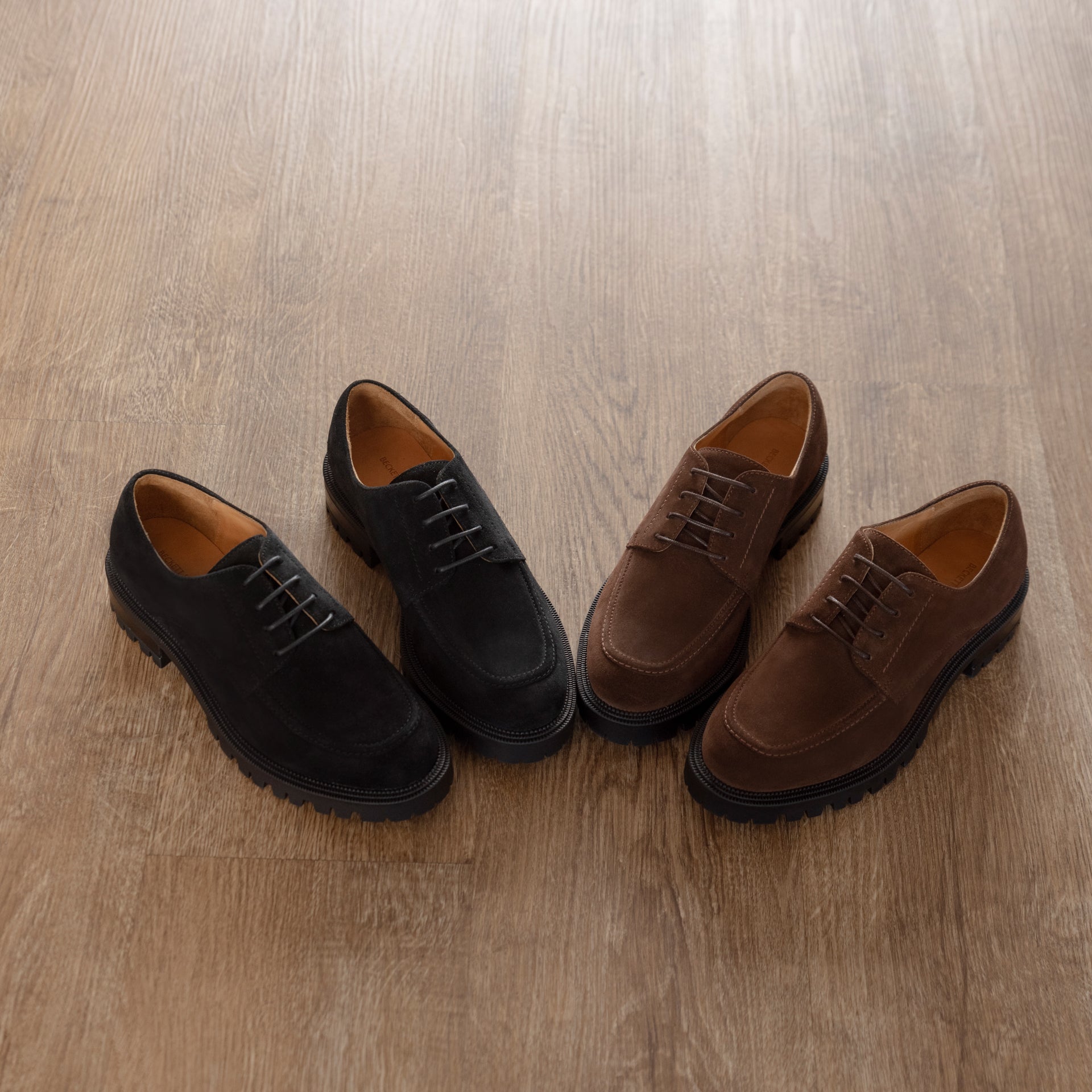 Emma Derby - Water Repellent Suede