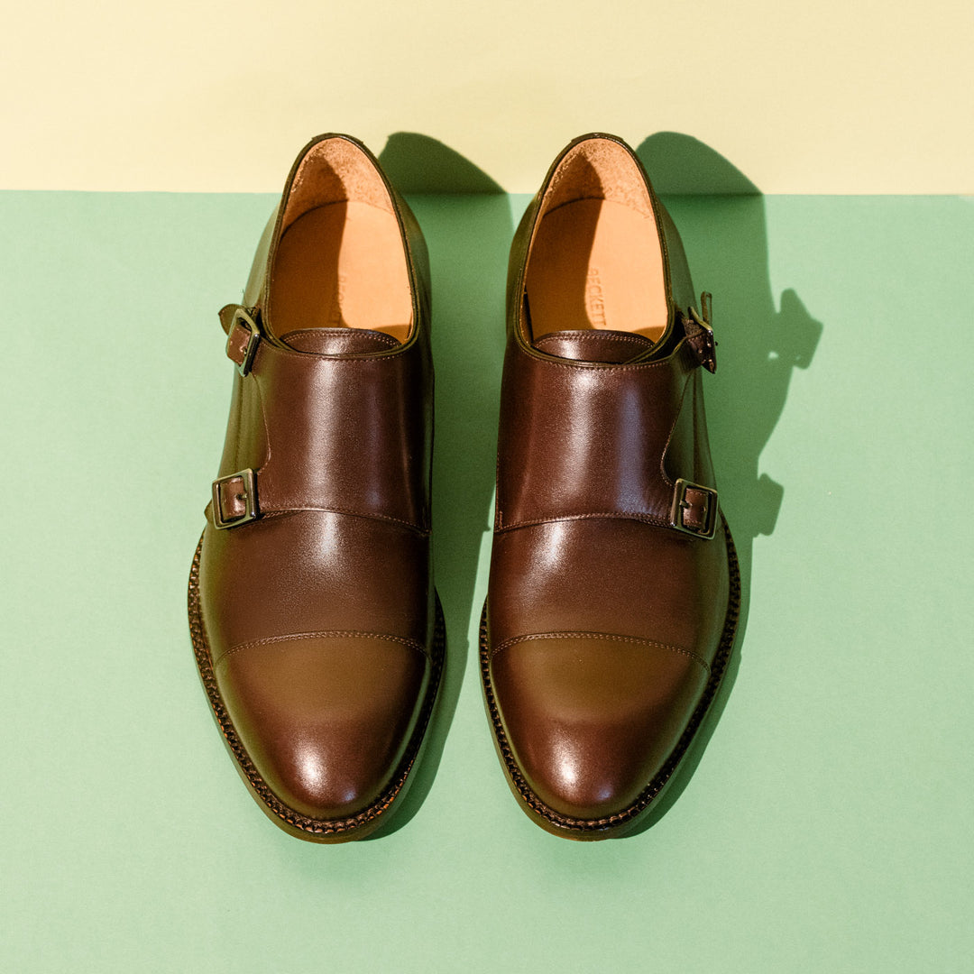 Beckett Simonon Cognac Leather Monk Strap Shoes Beckett Simonon | Shoes | Beckett Simonon Cognac Leather  main image 4