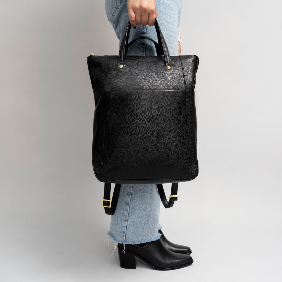 Inez Multi Use Backpack - Women’s Pebbled Leather