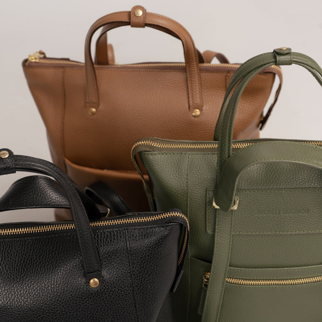 Inez Multi Use Backpack - Women’s Pebbled Leather