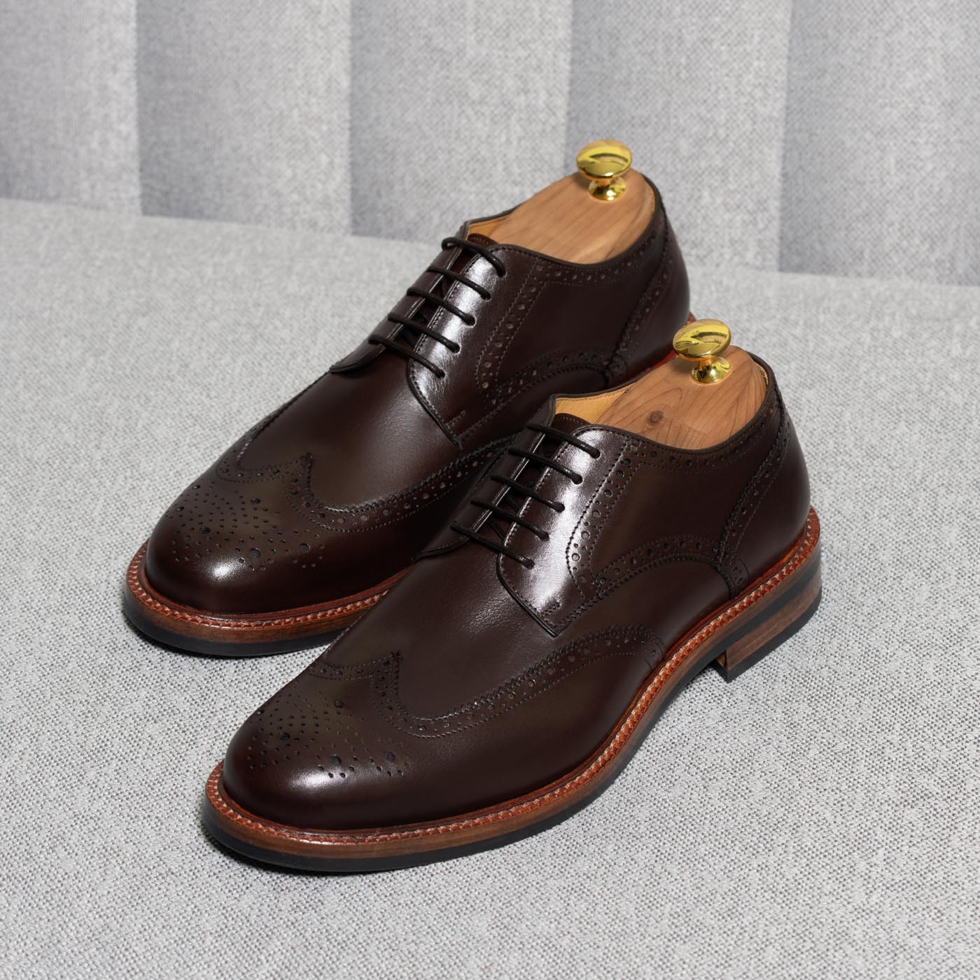Beckett Simonon Kent Wingtip Oxblood Yates  Leather Oxford Mens Shoe Size 9.0 color_black_1_yates_oxford.jpg  main image 2