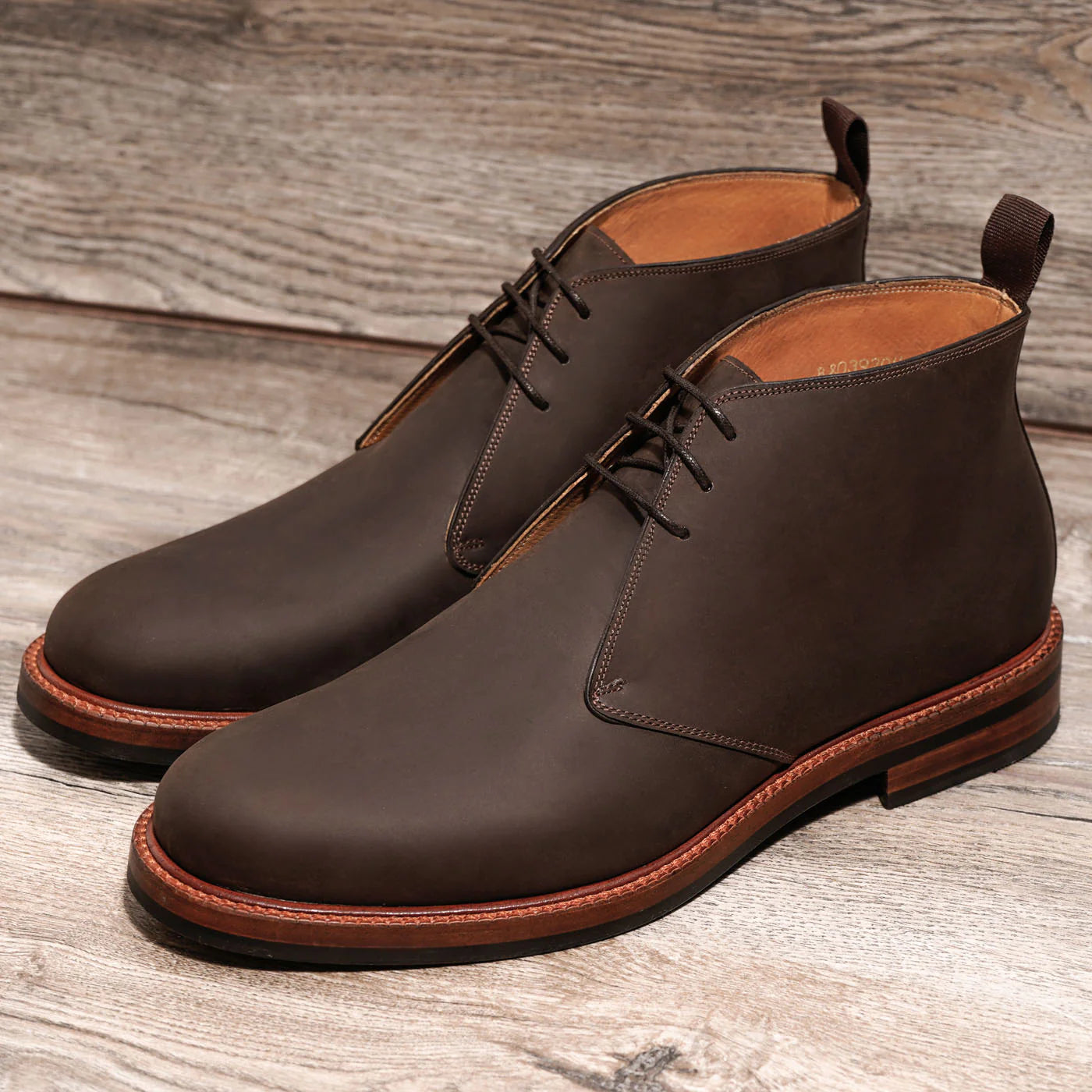 Mens slip 2025 on chukka boots