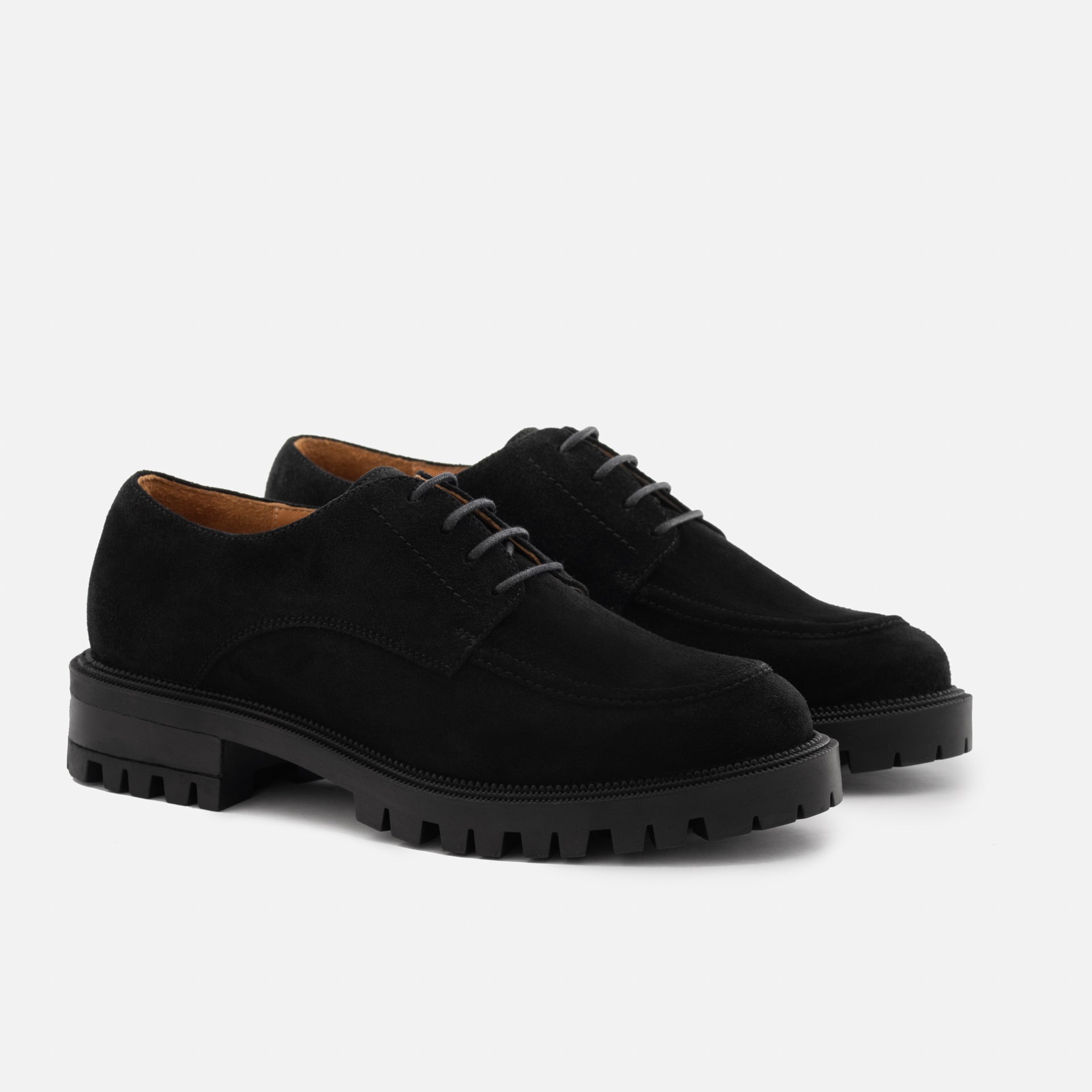 Emma Derby - Water Repellent Suede