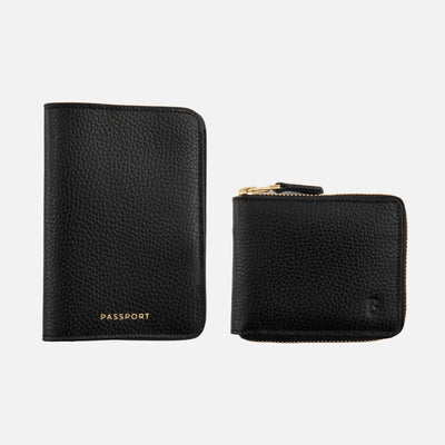 Wallet & passport case set