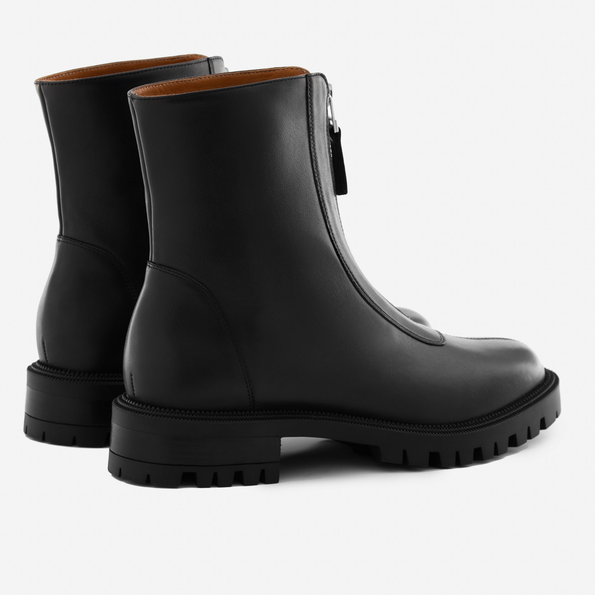 Jenna Zip Up Boots - Women's Full-Grain Leather