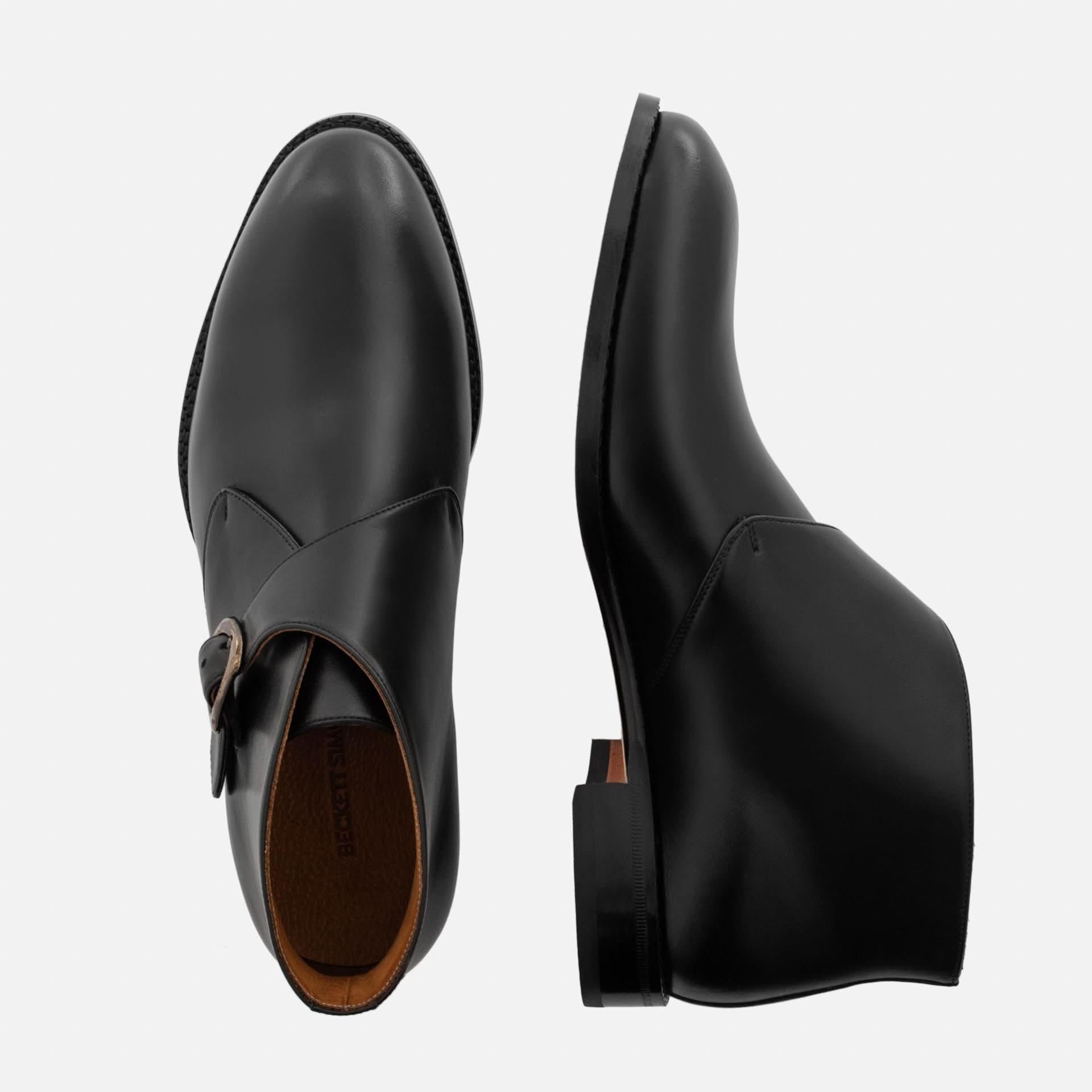 Gregory Buckle Boots - Mens Full-Grain Leather Black / 14