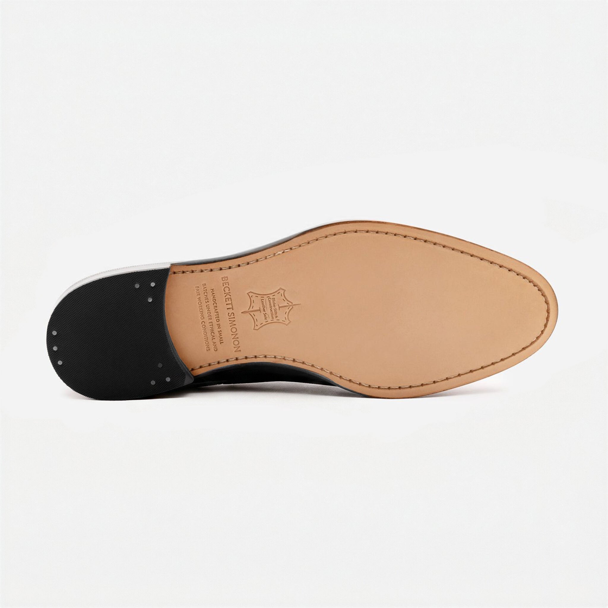 leather sole dress shoes Clegg Split Toe Derbies