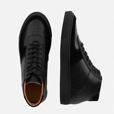 Beckett Simonon Garcia High Top Black Leather Sneaker Comfort Mens Shoe 11.5 New Garcia High Top - Men main image 3