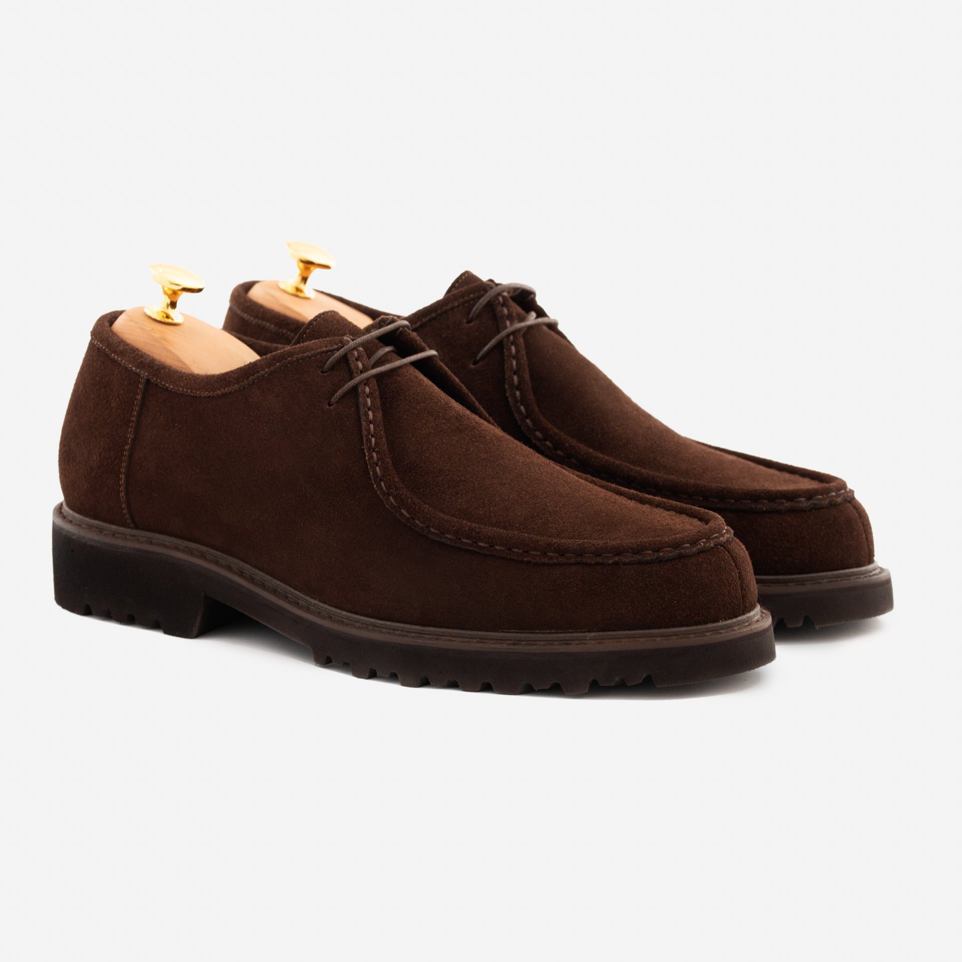 Theo Derbies - Men’s  Water-Repellent Suede