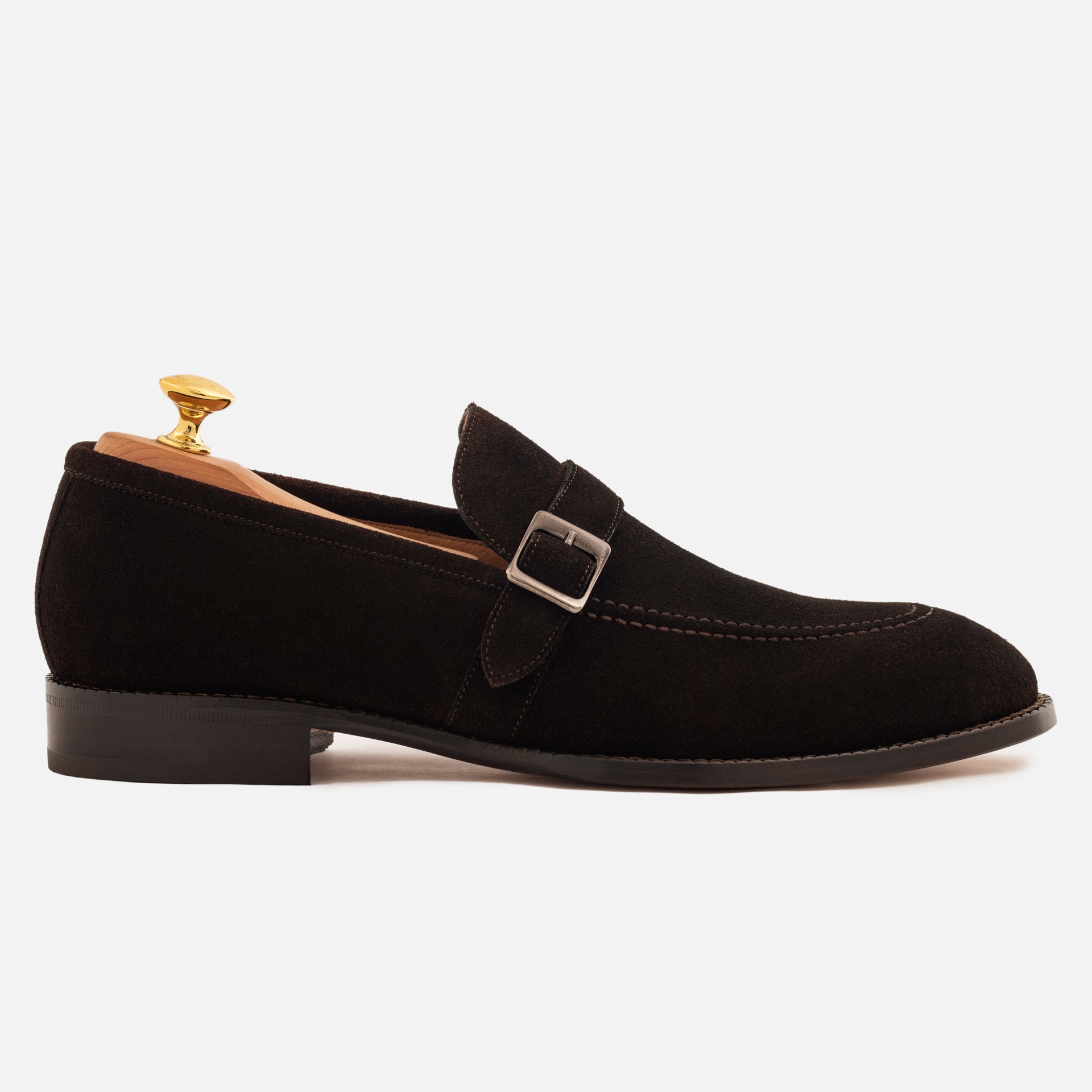 Archie Belted Loafer Men's Water-Repellent Suede