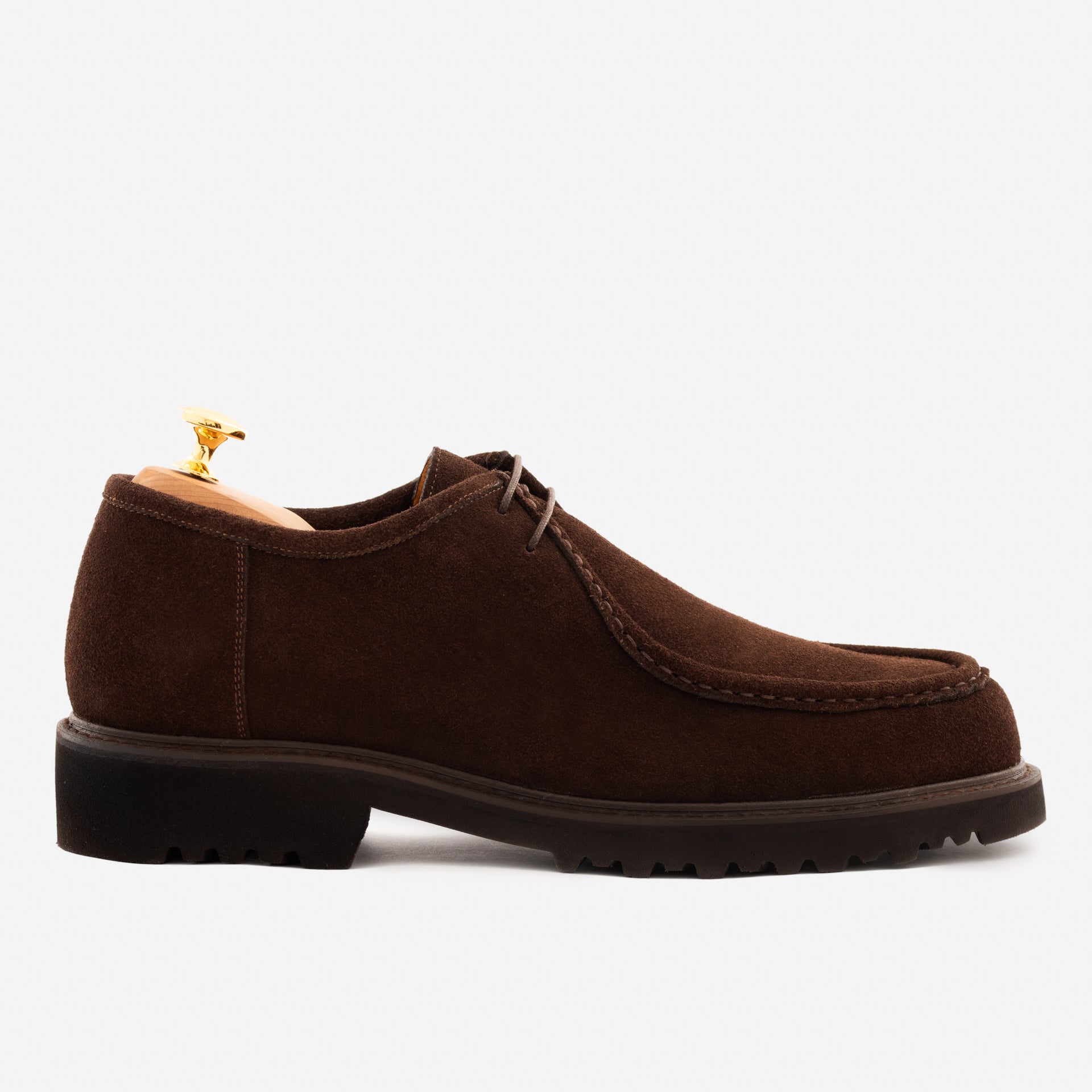 Beckett Simonon- Brown Suede Shoes - 11.5 color_brownbrownwhite_2_becket  main image 3
