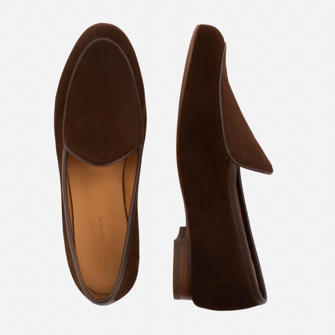 Greta Belgian Loafer - Suede - Women's Chocolate / 7