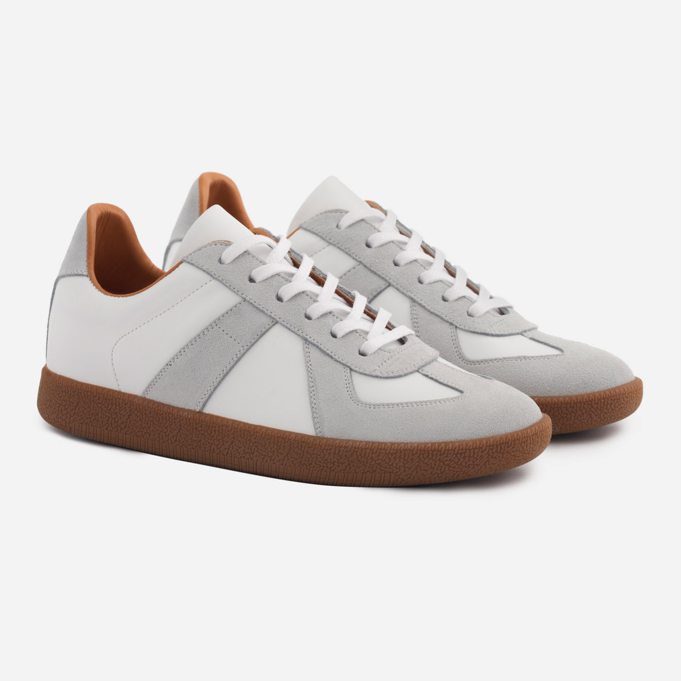 Morgen Trainers - Leather/Suede - Gum Sole - Women’s