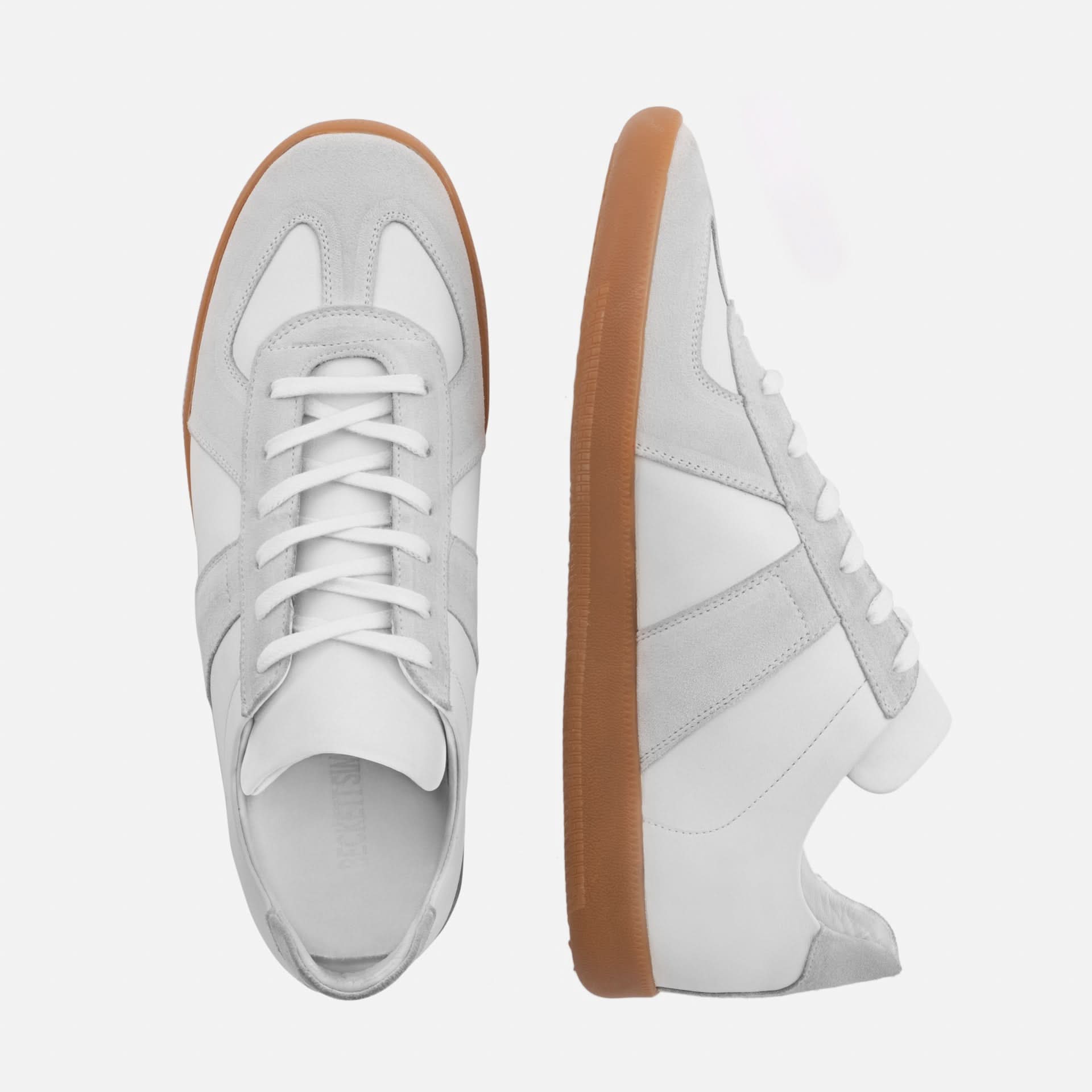 Morgen Trainers Leather/Suede Gum Sole Men's