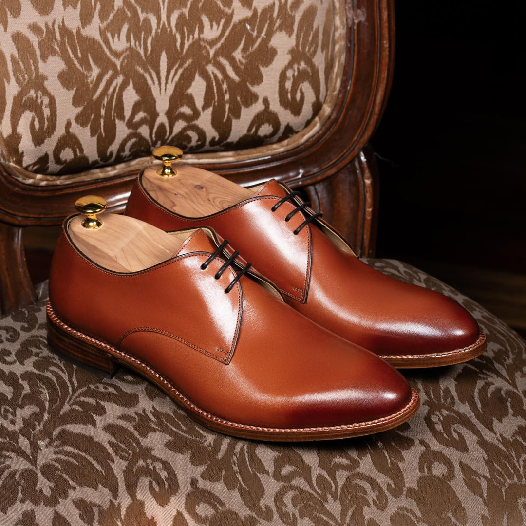 DONUM IRVINE DERBIES Brown Leather Dress Shoes DONUM IRVINE DERBIES Brown Leather Dress Shoes main image 4