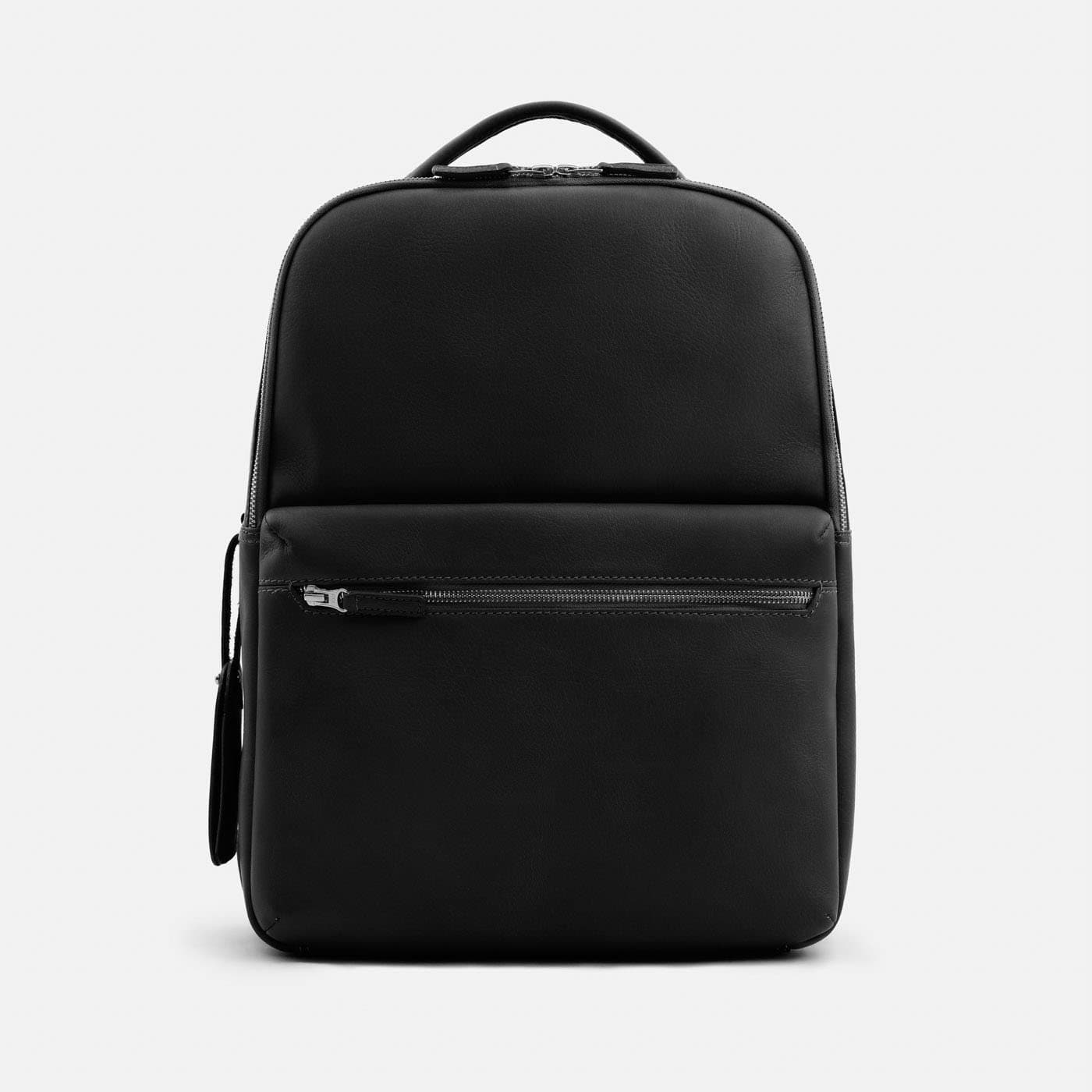 Jean Backpack - Black Soft Grain Leather