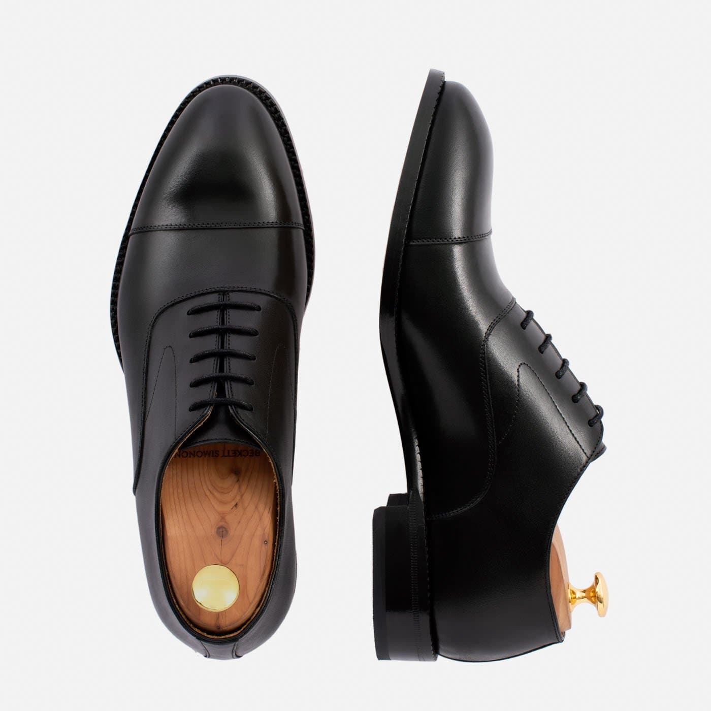 Beckett Simonon Dean Oxfords Men s Black Size 11.5 Men s Dress Shoe