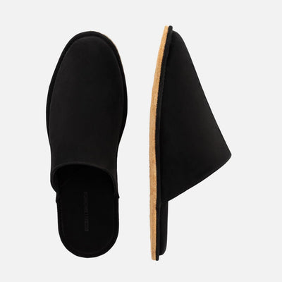 【MODERNIF】Leaden Leather Slippers Larsen Slippers - Nubuck - Men's