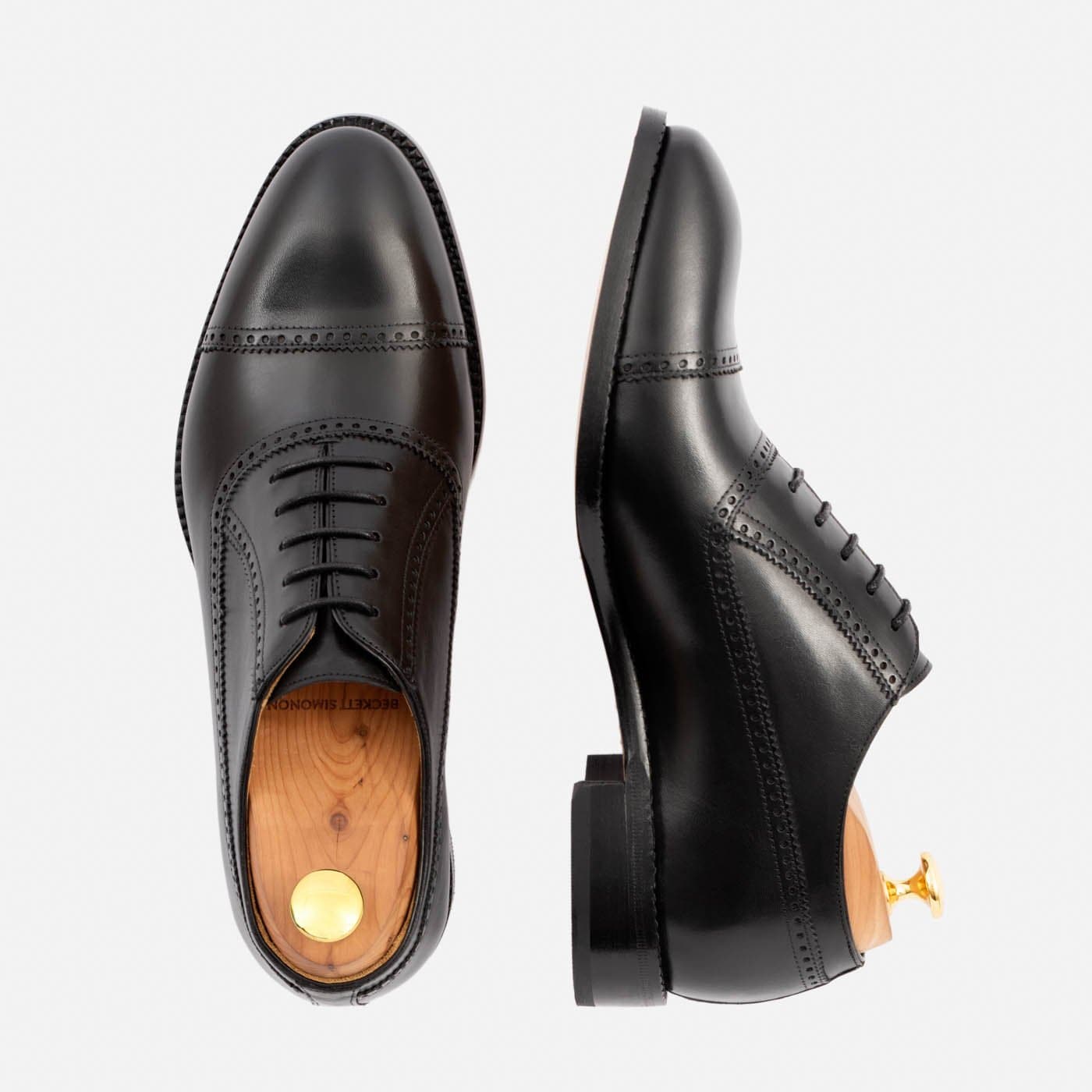 Cole haan top beckett black oxfords