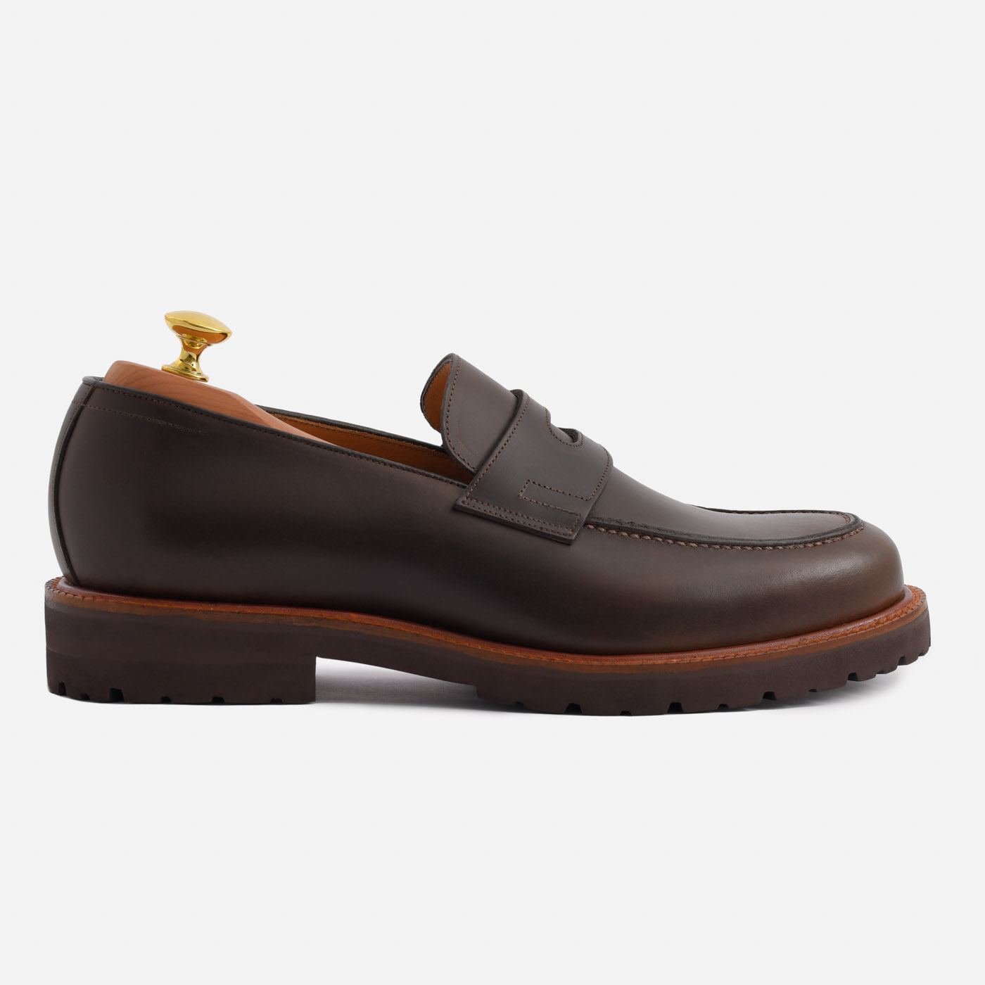 Maison Margiela lug-sole lace-up loafers - Black