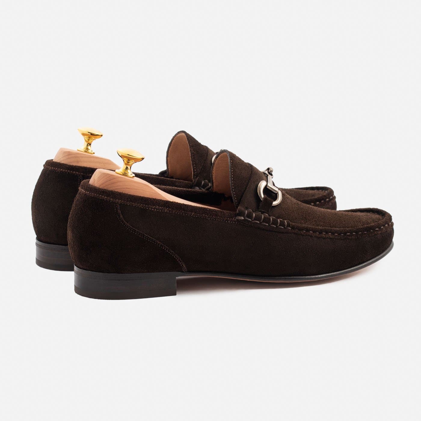 Suede bit loafers cheap