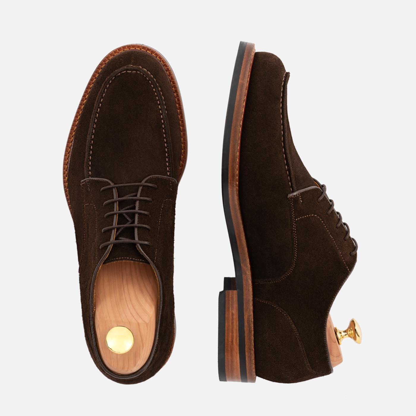 Anders Split Toe Derbies - Suede - Men's