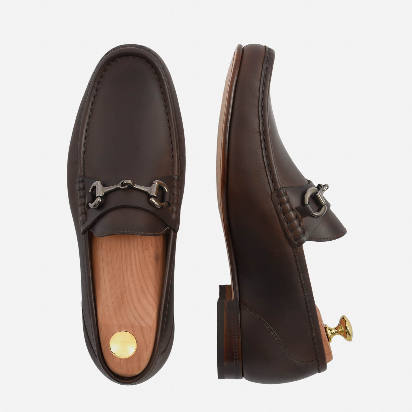 Beckett Simonon Beaumont 7760 Brown Leather Penny Loafers Mens Size 11 On foot today, Beckett simonon Beaumont Loafers full grain  main image 2