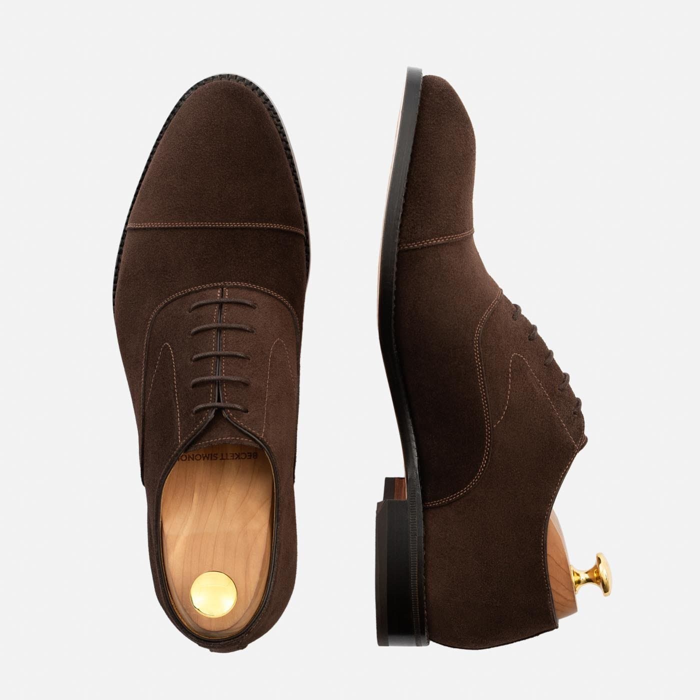 Beckett Simonon Dean Oxfords - Suede - Men's | Brown | Size 7 | Men's Dress Shoe Beckett Simonon Dean Oxfords - Suede - Men's | Brown | Size 7 | Men's Dress Shoe
