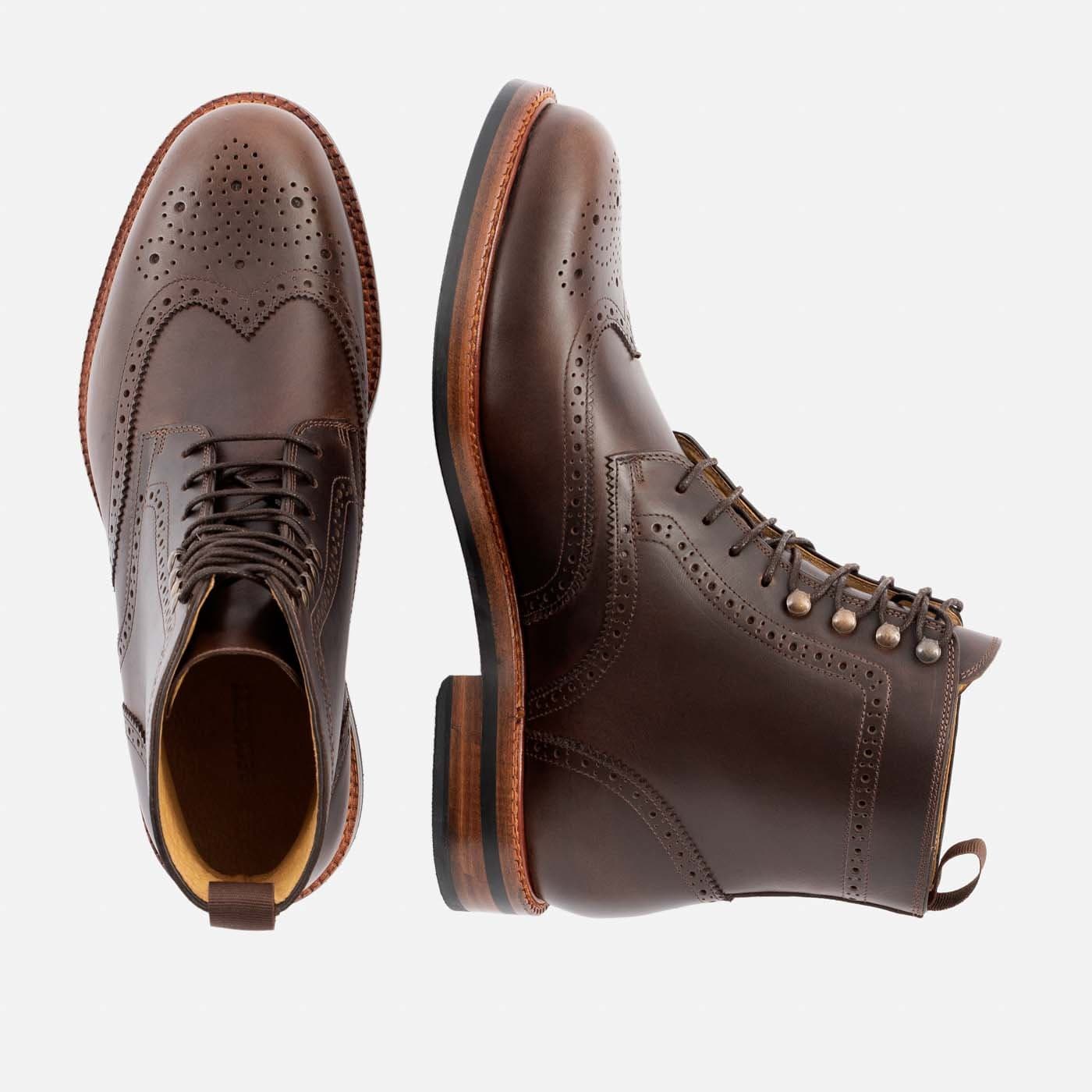 Waterproof brogue boots on sale