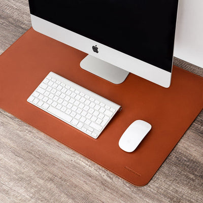 Leather desk pad